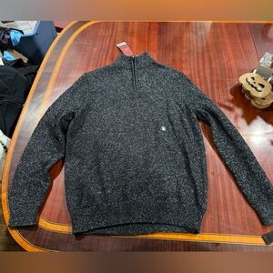 Champs Charcoal Zip-Up Sweater